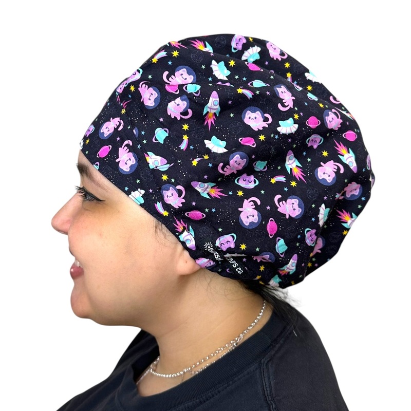 Astro Cats- Bouffant|bouffant cap|with satin lining