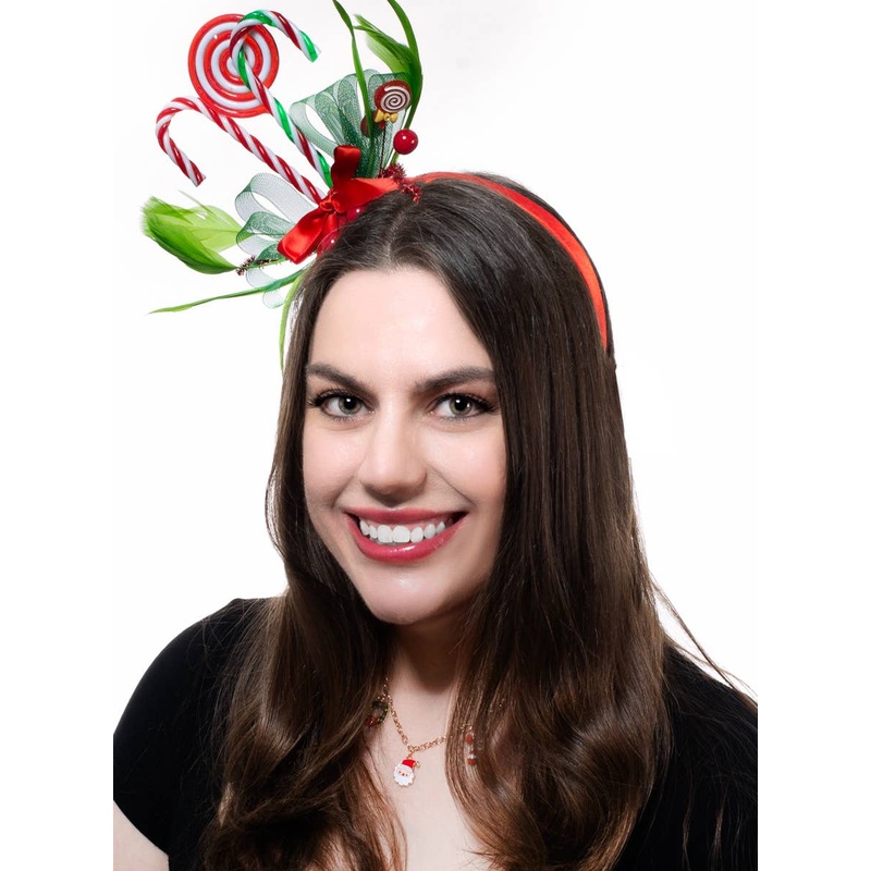 Candy Canes Novelty Christmas Headband
