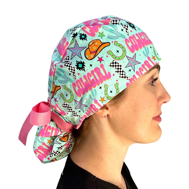 Cowgirl- Ponytail|ponytail cap|with satin lining