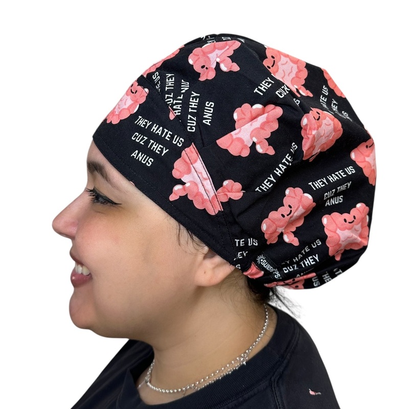 Hate Us Cuz They Anus, Black- Bouffant