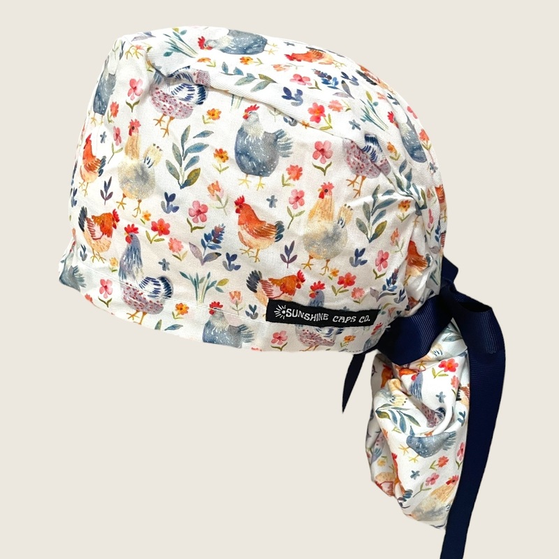 Hen Garden- Ponytail|ponytail cap|with satin lining