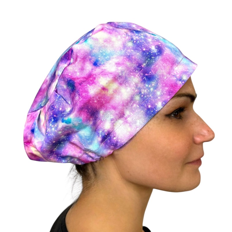Pink Galaxy- Euro|euro cap|with satin lining