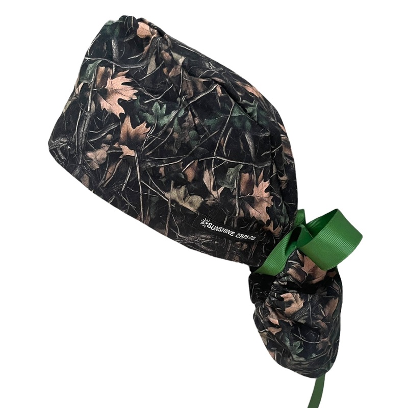 Real Camo- Ponytail|ponytail cap|with satin lining
