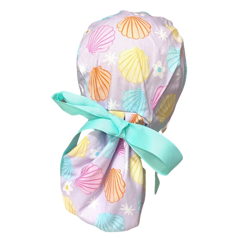 Seashell- Ponytail|ponytail cap|with satin lining