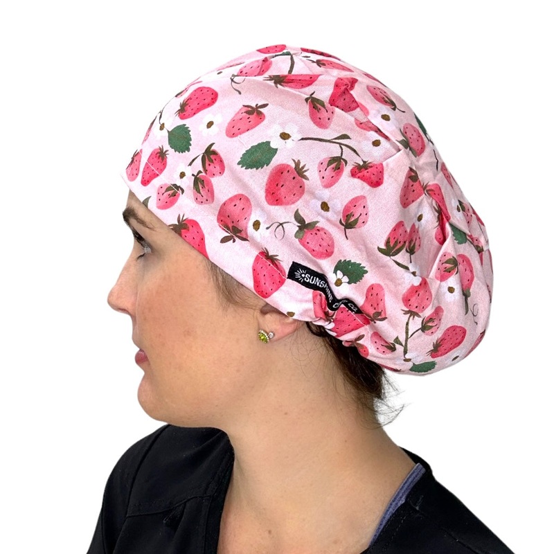 Strawberry- Euro|euro cap|with satin lining