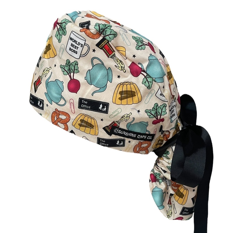 The Office- Ponytail|ponytail cap|with satin lining