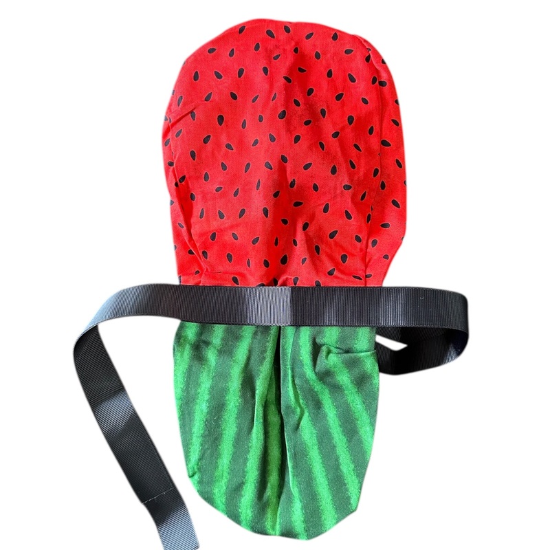 Watermelon- Ponytail|ponytail cap|with satin lining
