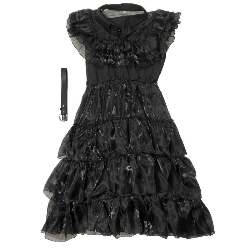 Wednesday Addams Prom Dress Girls Costume - Size Teen