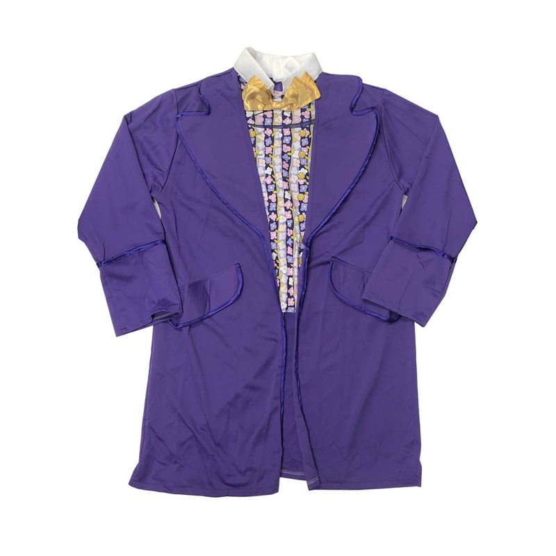 Willy Wonka Boys Costume Jacket - Size Medium