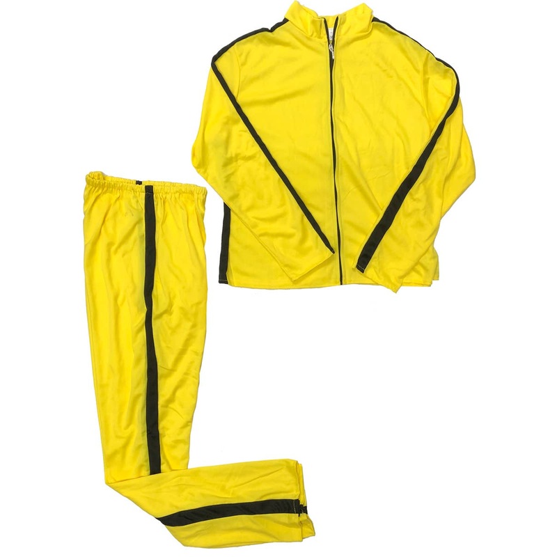 Yellow Kill Bill Tracksuit Womens Costume - Size Medium