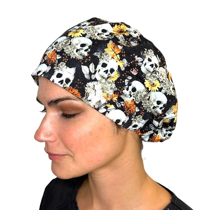 Autumn Skulls- Euro|euro cap|with satin lining
