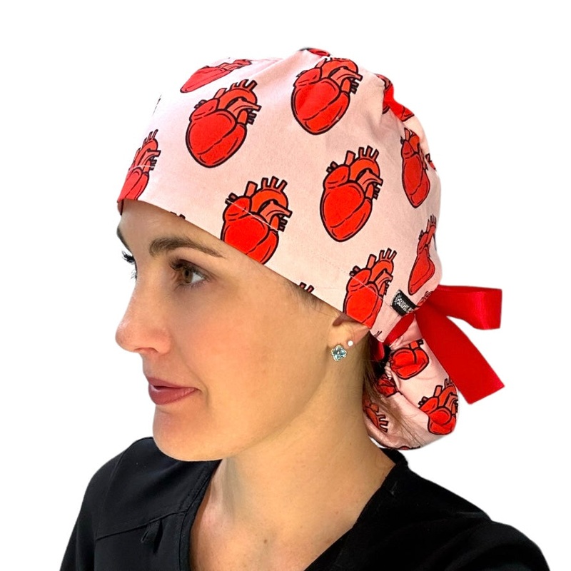 Cardiology- Ponytail|ponytail cap|with satin lining