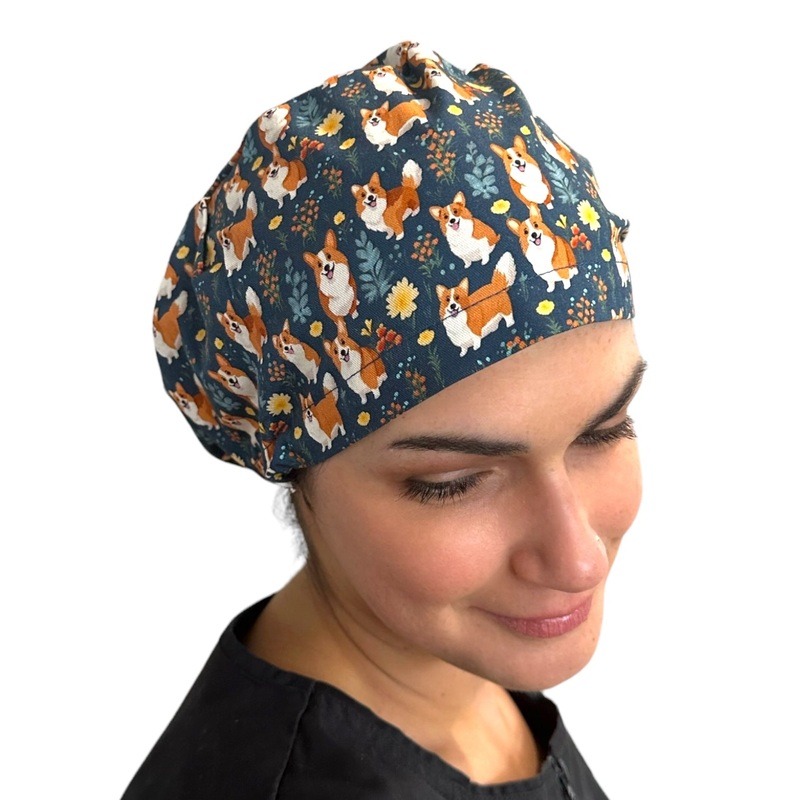Corgi Meadow- Euro|euro cap|with satin lining