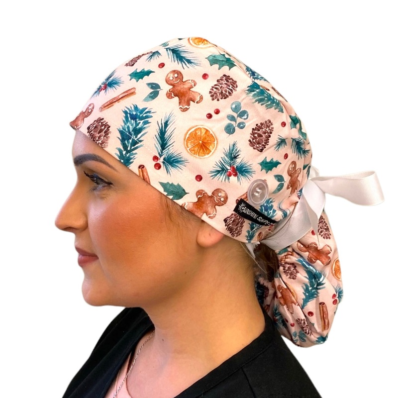 Gingerbread- Ponytail|ponytail cap|with satin lining