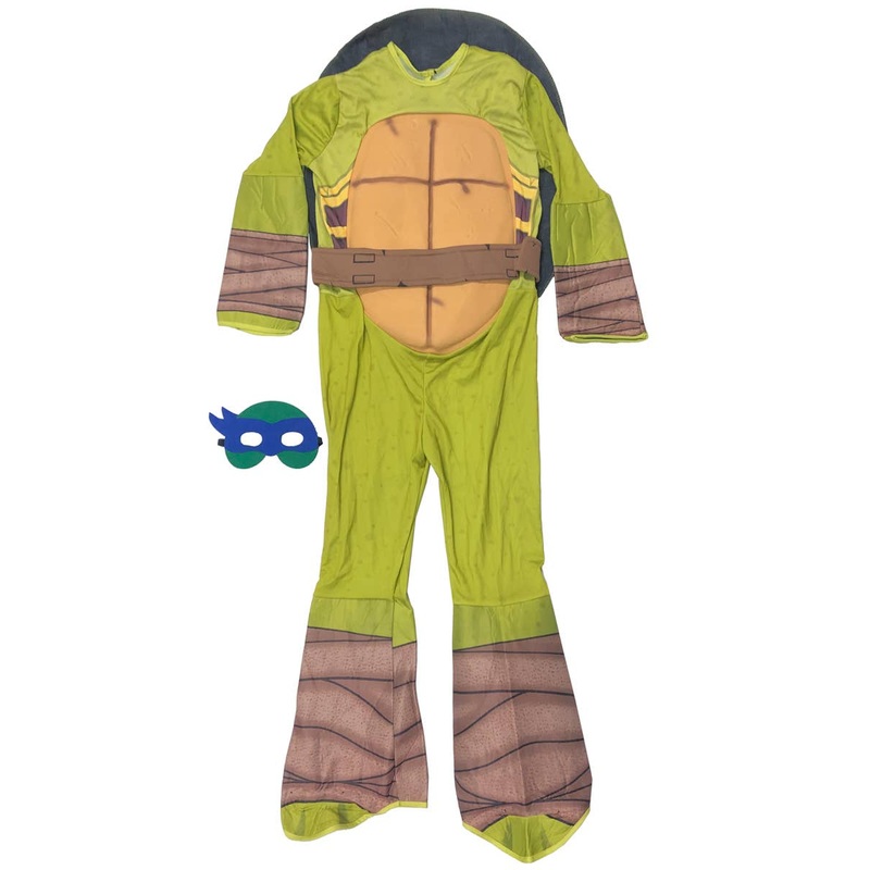 Karate Turtle with Blue Mask Boys - Size Large