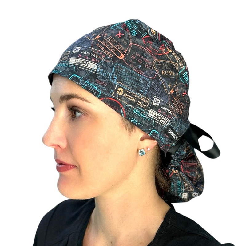 Travel- Ponytail|ponytail cap|with satin lining