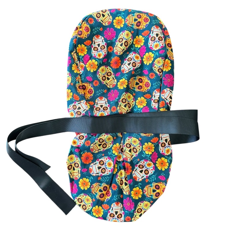 Emerald Sugar Skulls- Ponytail
