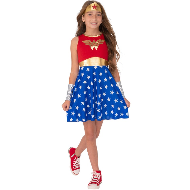 Wonder Woman Classic Girls Superhero Costume