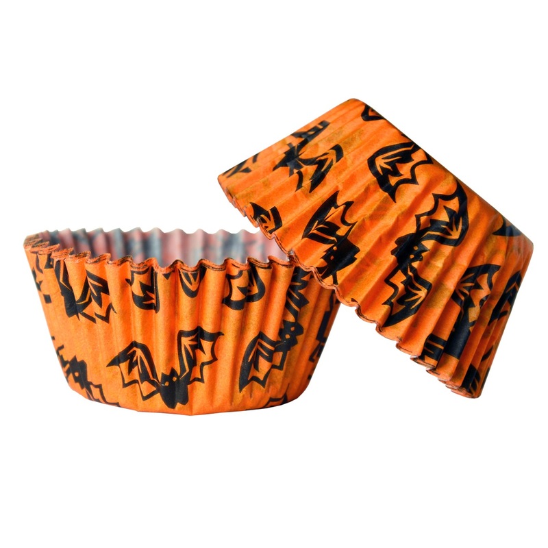 Spooky Bats Cupcake Cases - 25 Pack