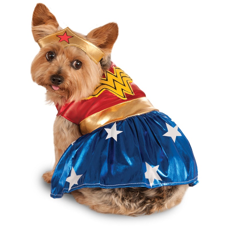 Wonder Woman Pet Dog Costume|Small|Medium|Large|XLarge