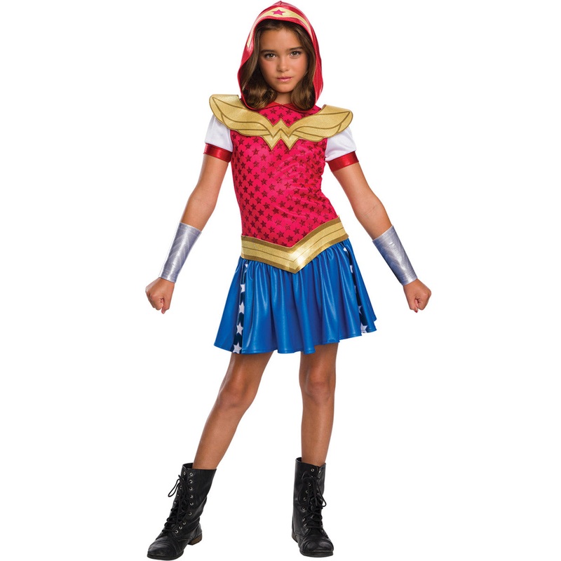 Wonder Woman Hooded DC Superhero Girls Costume