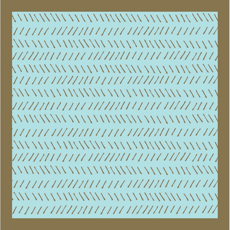 Elise Gilded Geo Hatch Beverage Napkins 3 ply