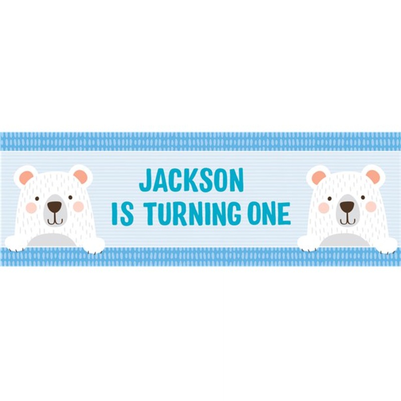Birthday Bear Giant Banner