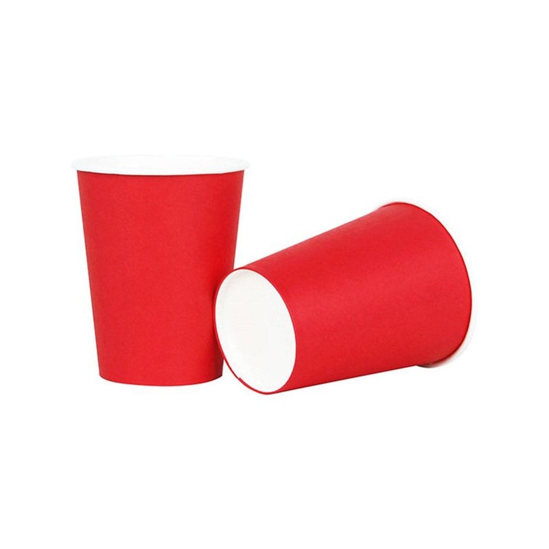 Cherry Red 20 Pack 266ml Paper Party Cups