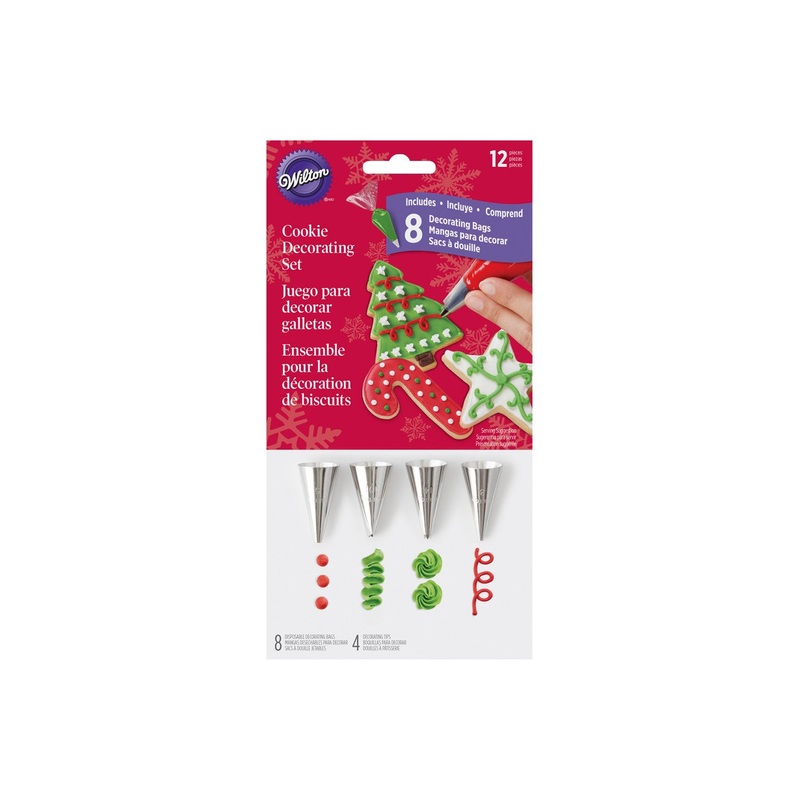 Christmas Cookie Decorating Set - Wilton - Set of 18