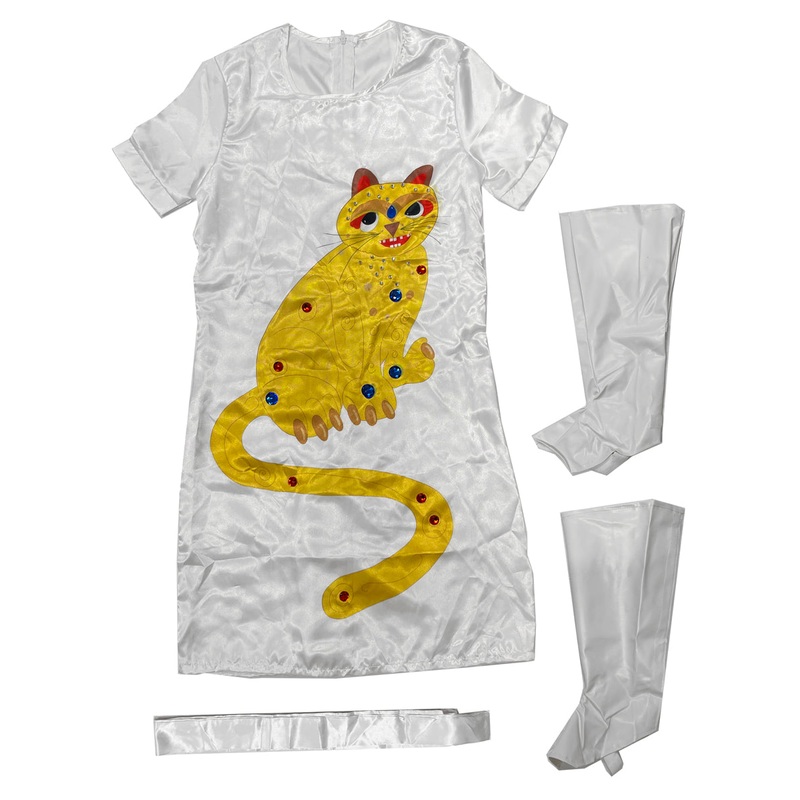 Yellow Cat Womens 1970s ABBA Costume - Size Small