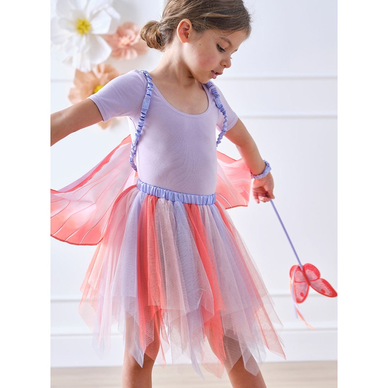 Deluxe Purple And Red Girls Costume Tutu
