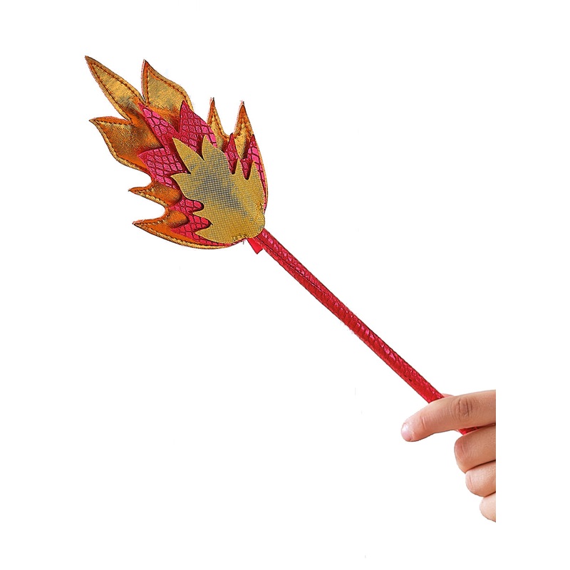 Dragon Boys Red Deluxe Costume Flame Wand