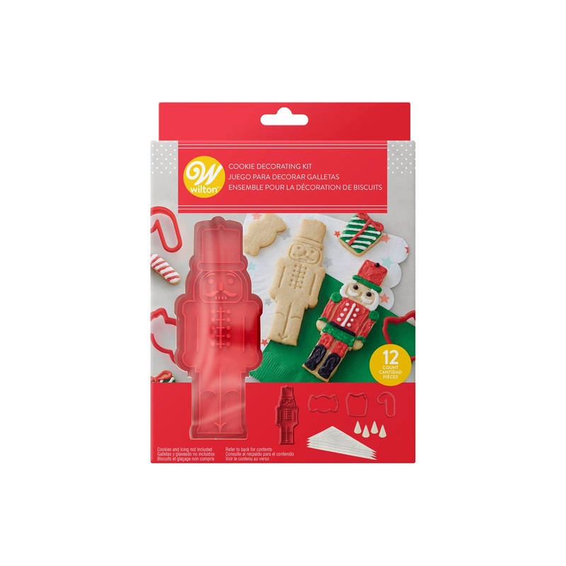Wilton Christmas Nutcracker Cookie Stamping and Decorating Kit