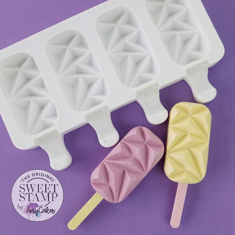 Geometric Popsicle Bar Treat Mould