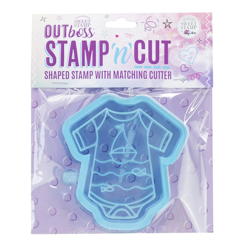 Sweet Stamp Sea Baby Grow  OUTboss Stamp N Cut Set