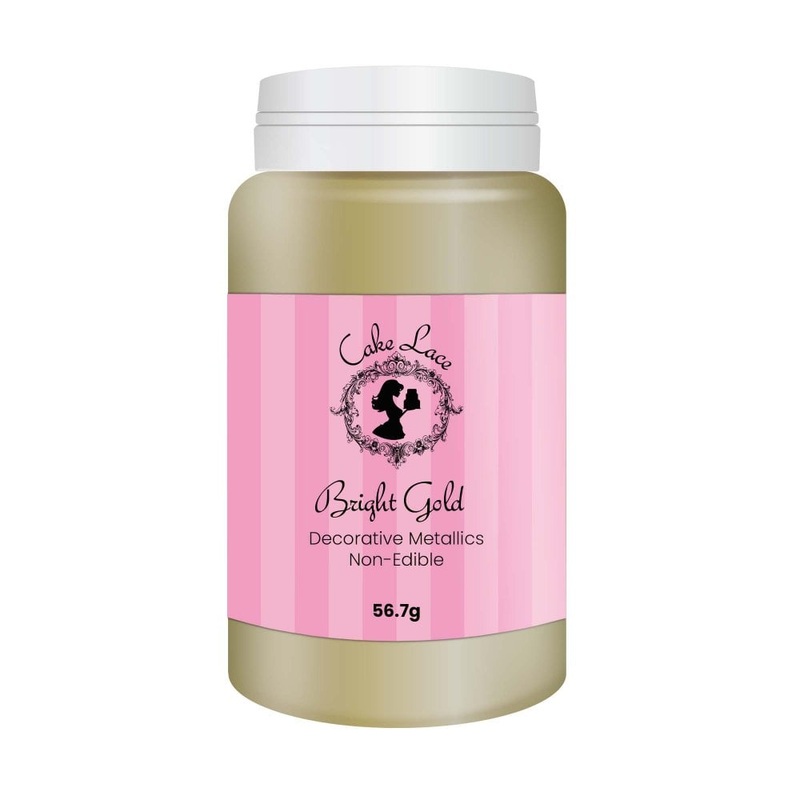 Cake Lace Decorative Metallics Luster Dust, 56.7 Grams Bright Gold
