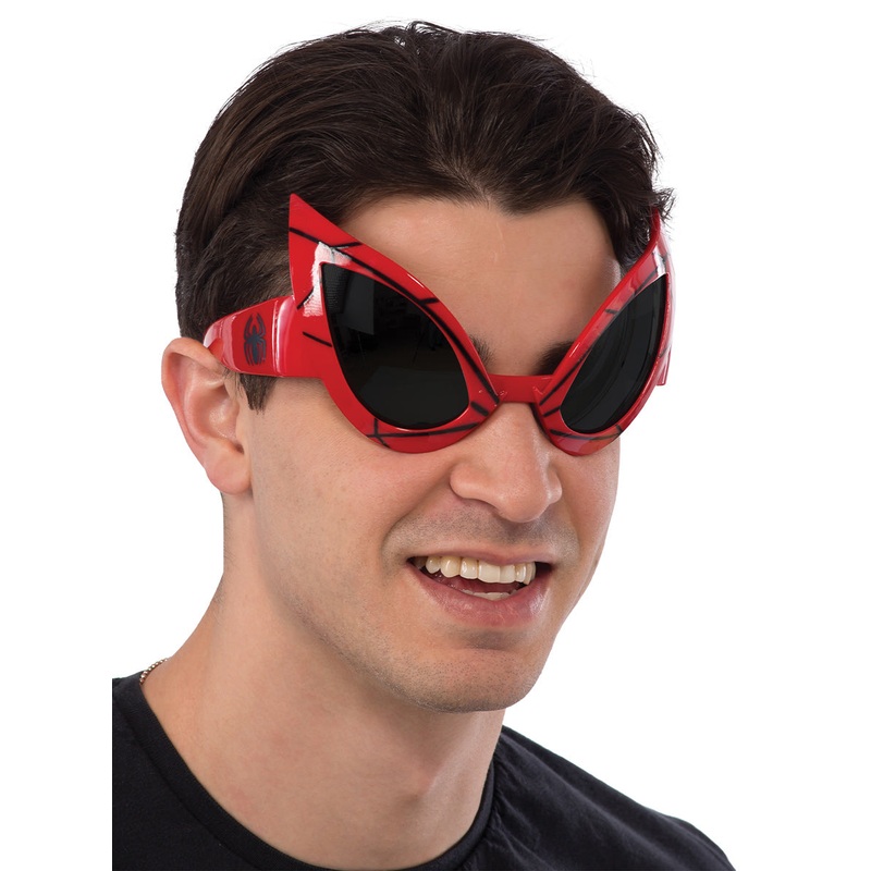 Spiderman Adults Red Marvel Superhero Costume Goggles