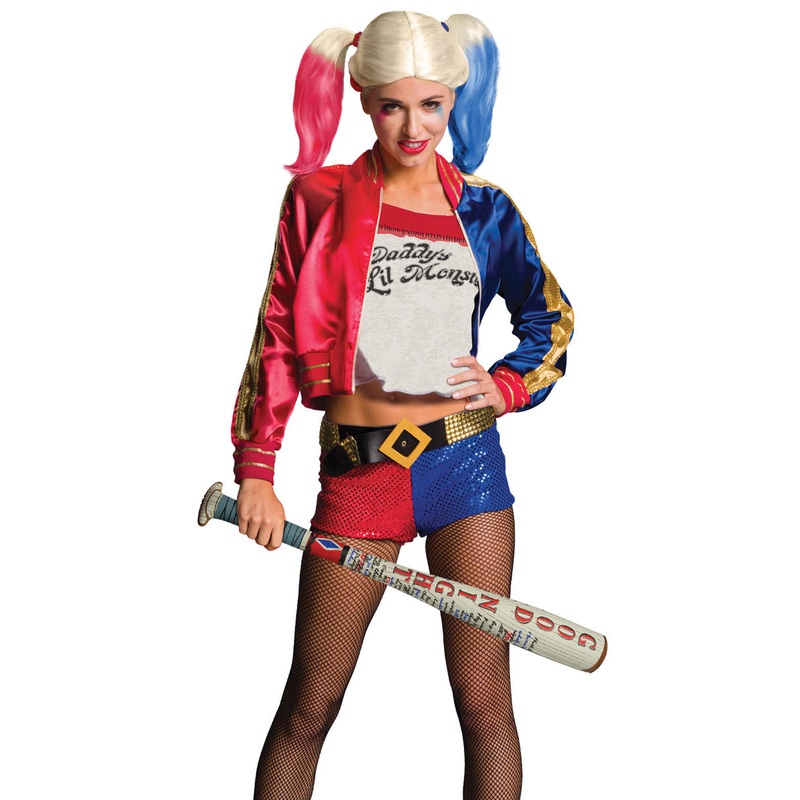 Suicide Squad Womens Inflatable Harley Quinn Costume Bat