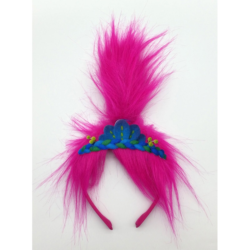 Trolls Band Together Kids Pink Poppy Costume Headband