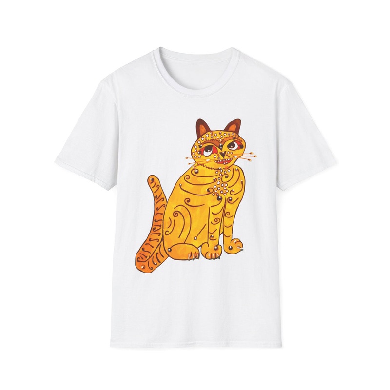 70s Disco Yellow Abba Cat Costume Shirt