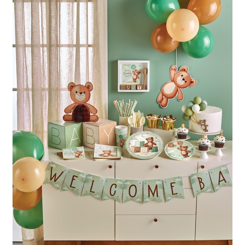 Teddy Bear Baby Shower Party Tableware Range