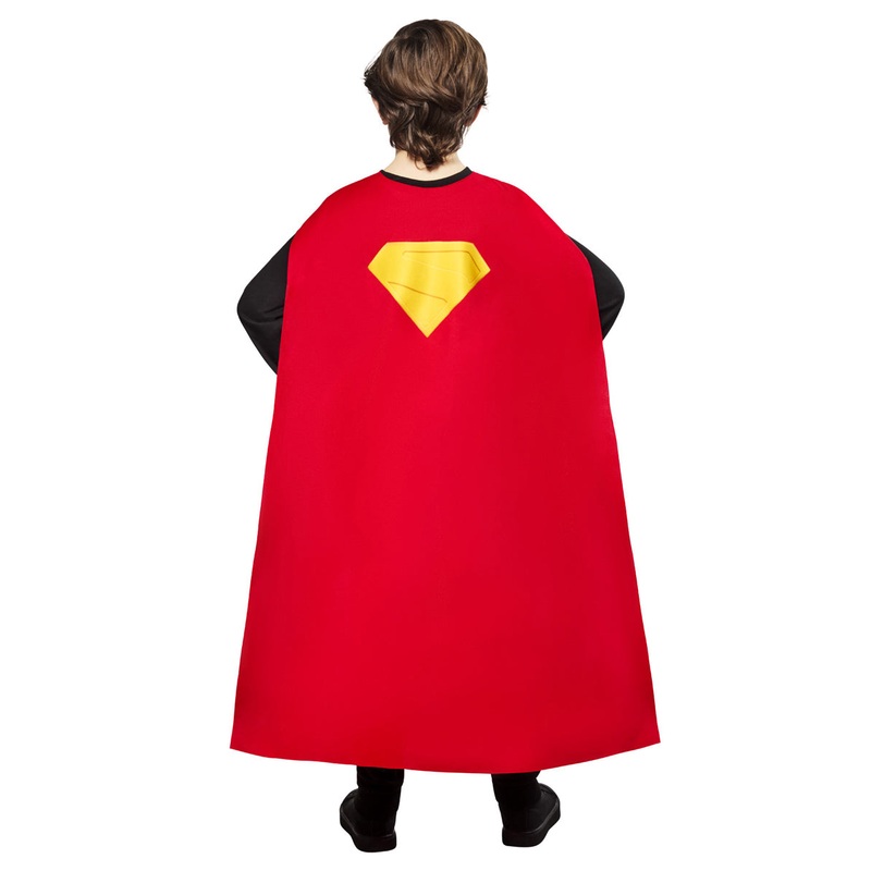 Superman 2025 Movie Boys Red Costume Cape