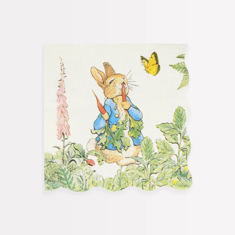 Peter Rabbit In The Garden Large Napkins