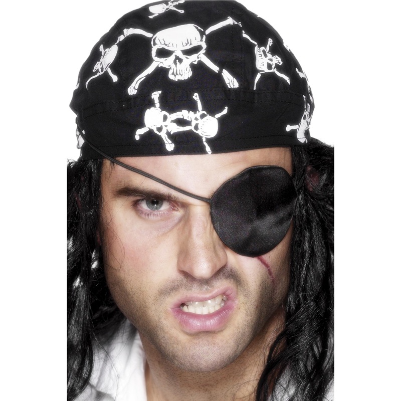 Deluxe Pirate Eyepatch, Black