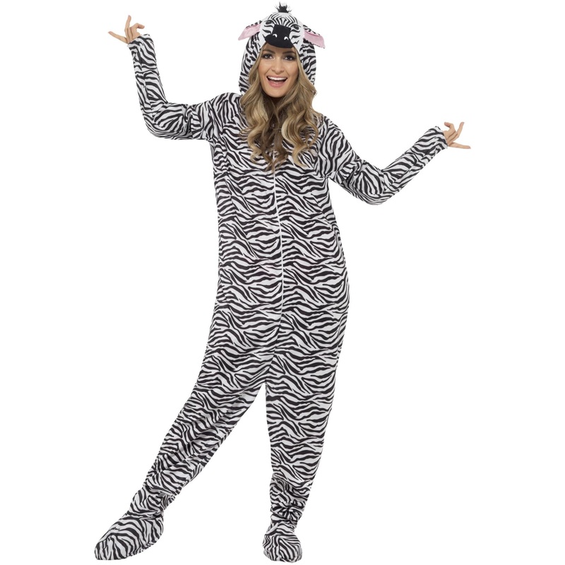 Zebra Costume|Medium (Chest 38-40)|Large (Chest 42-44)