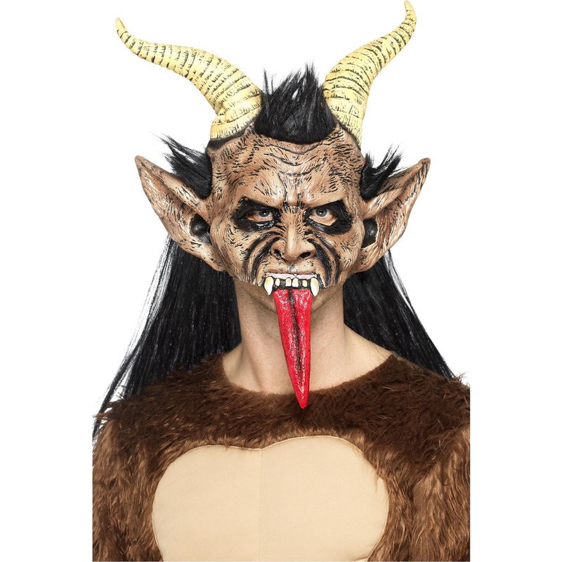 Beast Krampus Demon Mask