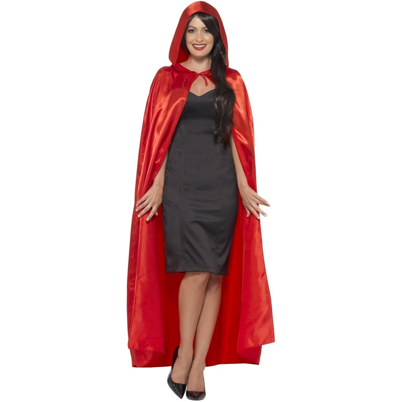 Satin Hooded Cape