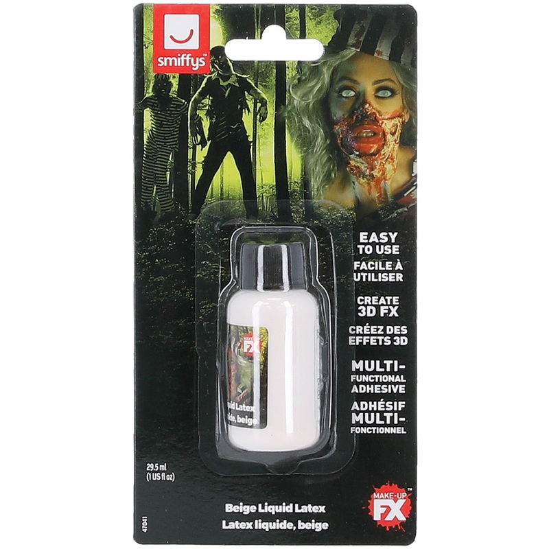 Zombie Liquid Latex, Low Ammonia, Flesh, 29.57ml/1 US fl.oz