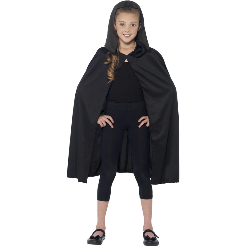 Hooded Cape, Black