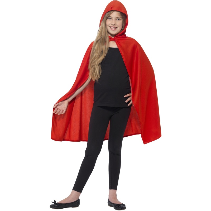 Hooded Cape|Small/Medium (Age 7-9)|Medium/Large (Age 10-12)